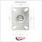 Service Caster SCC 4 in x 1.5 Brown High Temp Phenolic Wheel Swivel Casters, 4PK SCC-20S415-PHSHT-TP2-4 - alternate 5